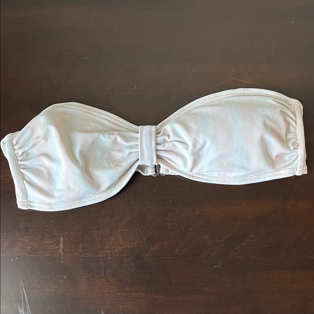 Forever 21 Striped Bandeau Bikini Top